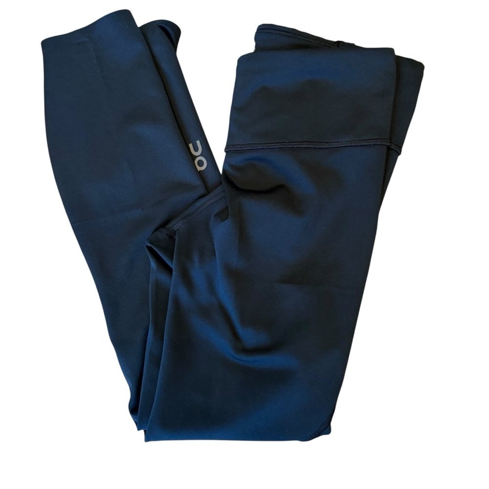 On Cloud 7/8 Performance Tights Sz S Black NEW - Picture 2 of 4